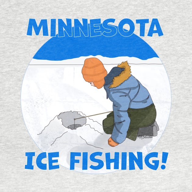 Kids Ice Fishing, Minnesota by MMcBuck